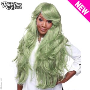 Wigs Hologram 32" Dark Mint Green