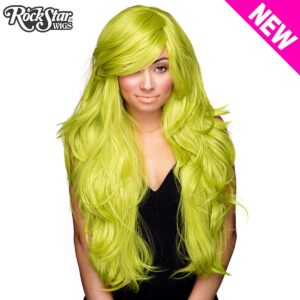 Wigs Hologram 32" Lime Green