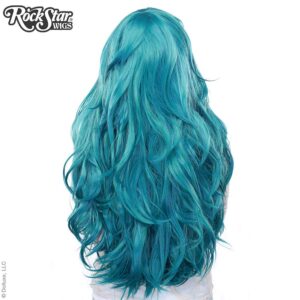 Wigs Hologram 32" Turquoise Mix