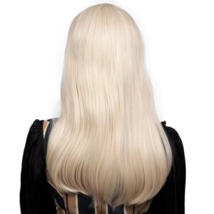 Wigs Classic Straight Blonde Back
