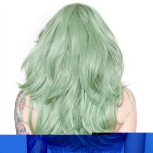 Wig Hologram 22 Dark Mint Green