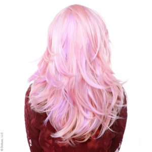 Wig Hologram 22" Powder Pink Fade