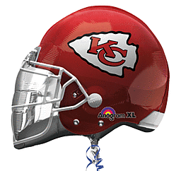 21" Kansas City Chiefs Balloon helmet