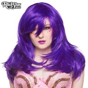 Wigs Hologram 22" Purple Grapes